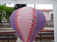 υφασμάτινο χειροποίητο αερόστατο  υφασμάτινο χειροποίητο αερόστατο