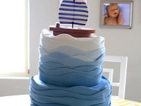 παιδική τούρτα με ναυτικό θέμα