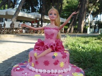 παιδική τούρτα με barbie